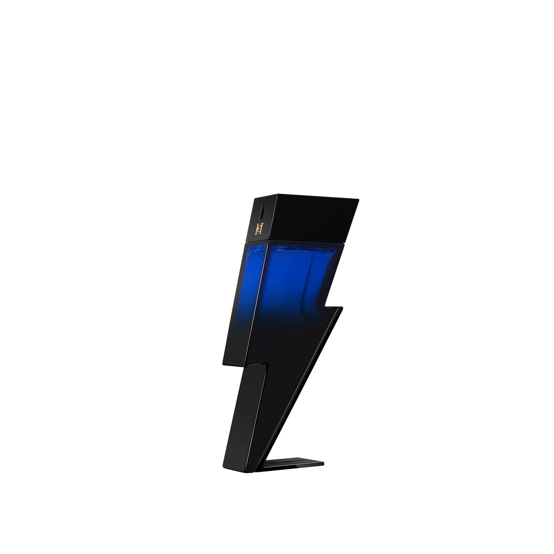 50 ml cobalt-blue eau de parfum bottle, woody-aromatic scent for Man