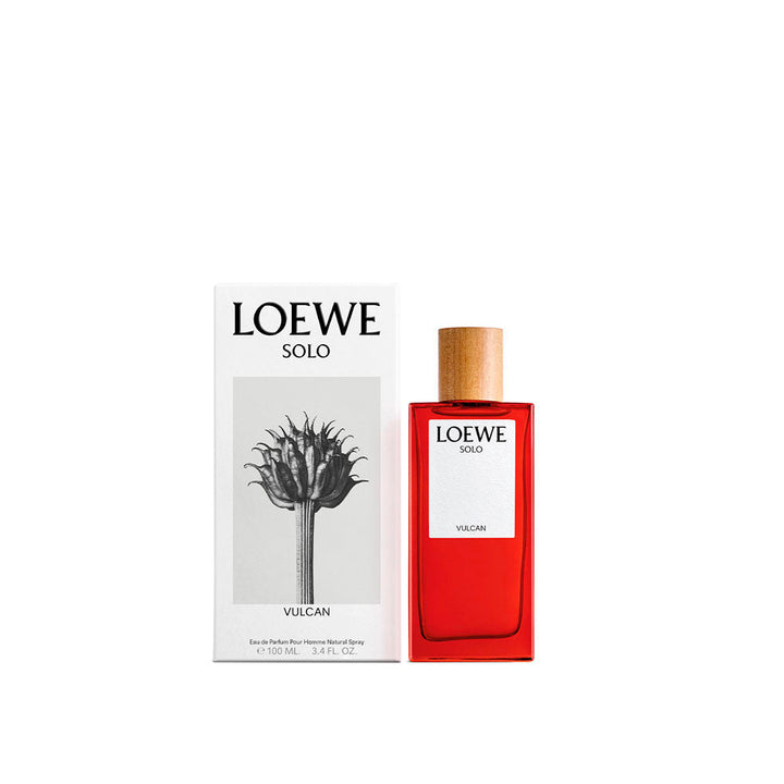 Loewe Solo Vulcan bottle — aromatic woody‑balsamic men’s eau de parfum
