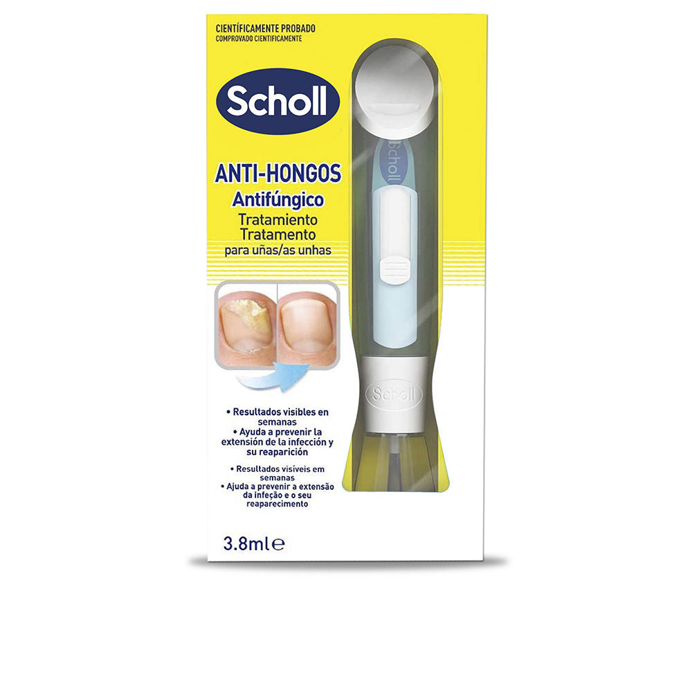 Scholl anti-fungal nail treatment kit with file and brush applicator for targeted care