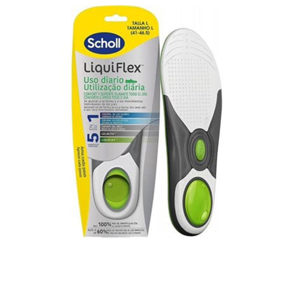 Pair of Liquiflex viscoelastic gel insoles, odour‑control fabric, Unisex fit