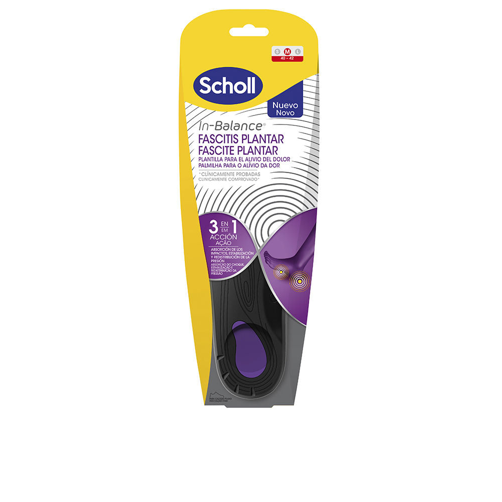 Pair of slim 3-in-1 orthotic insoles for Unisex size M with gel heel and contoured arch