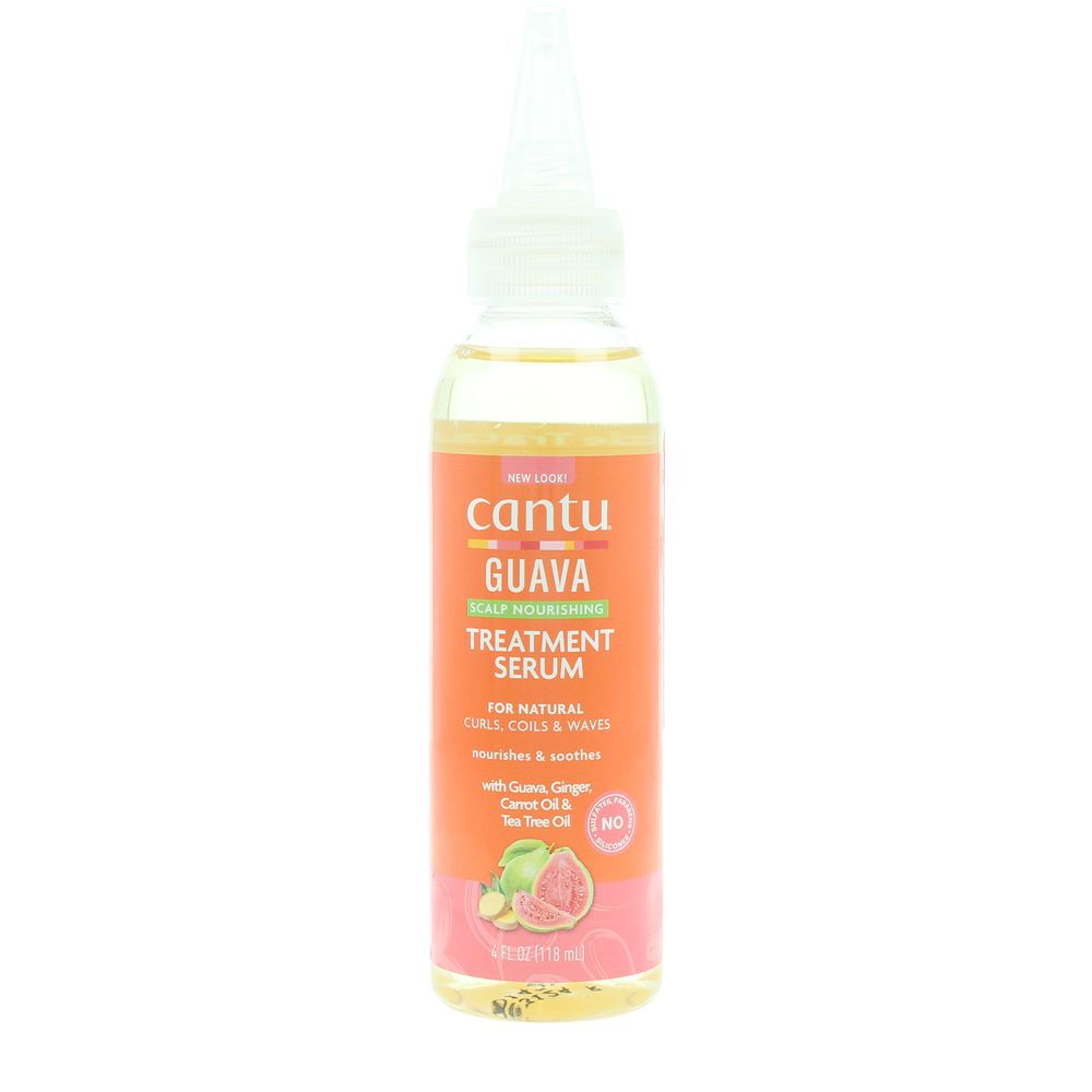 180 ml amber treatment serum bottle with dropper, ginger and guava notes