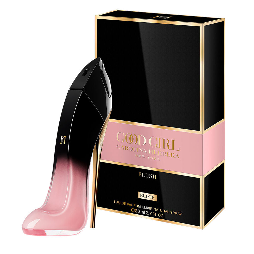 80 ml rosé ombré stiletto bottle; woody‑floral amber perfume for Women