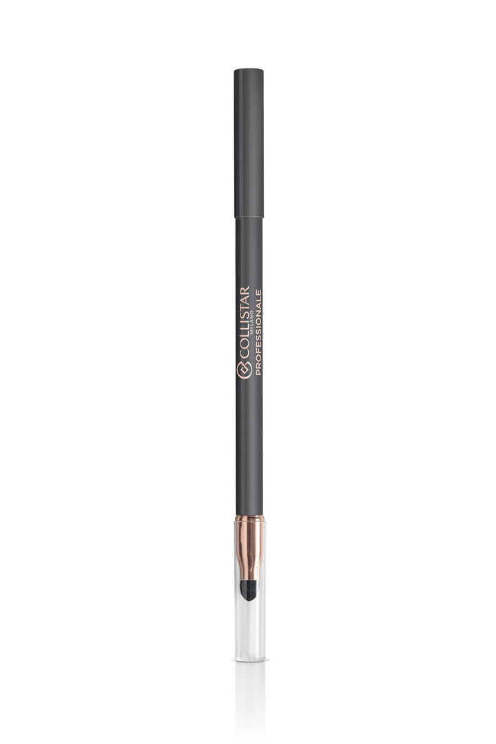 Steel-grey cream eye pencil with built-in smudger, Unisex makeup