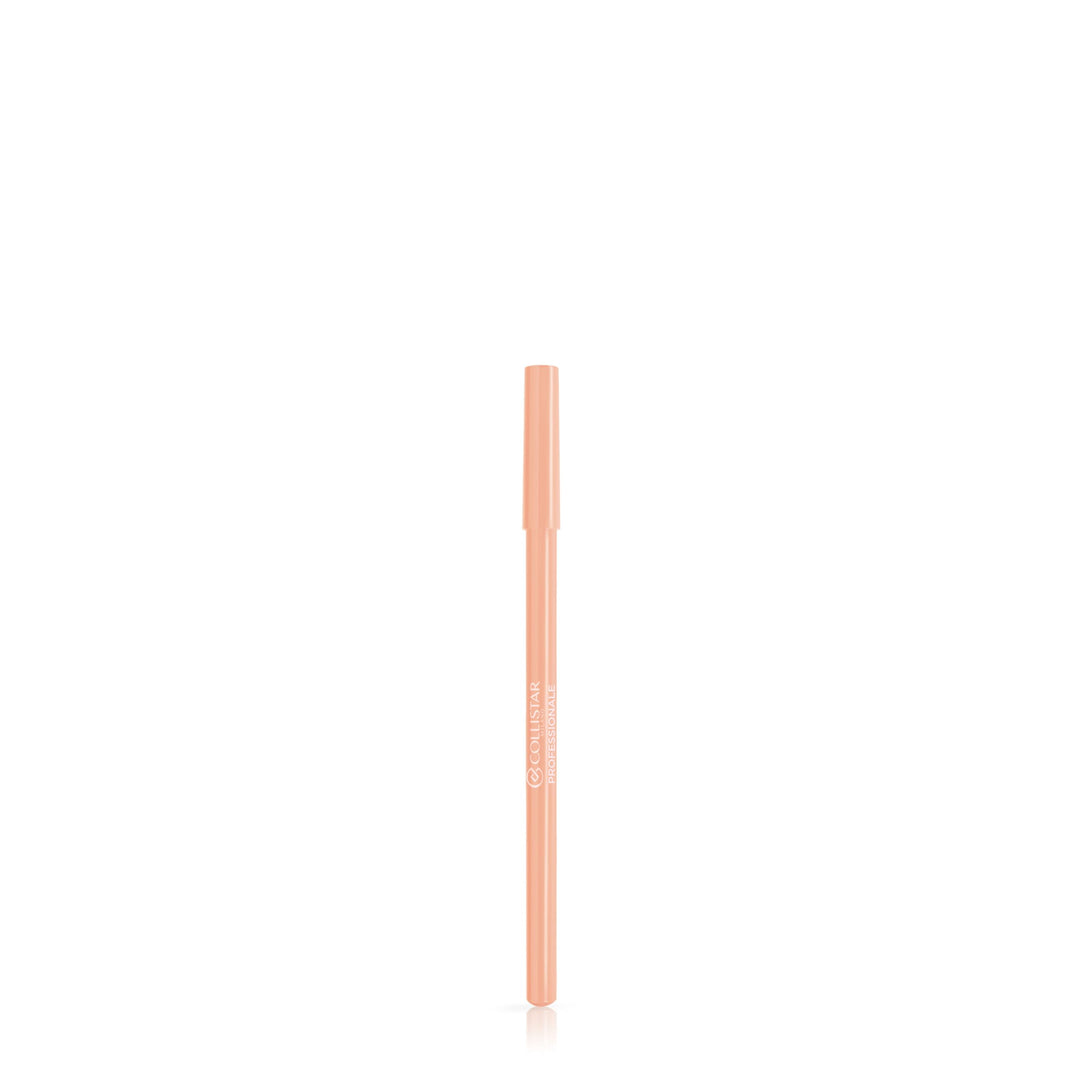 Wooden kajal pencil in deep brown shade, creamy tip visible, vegan formula