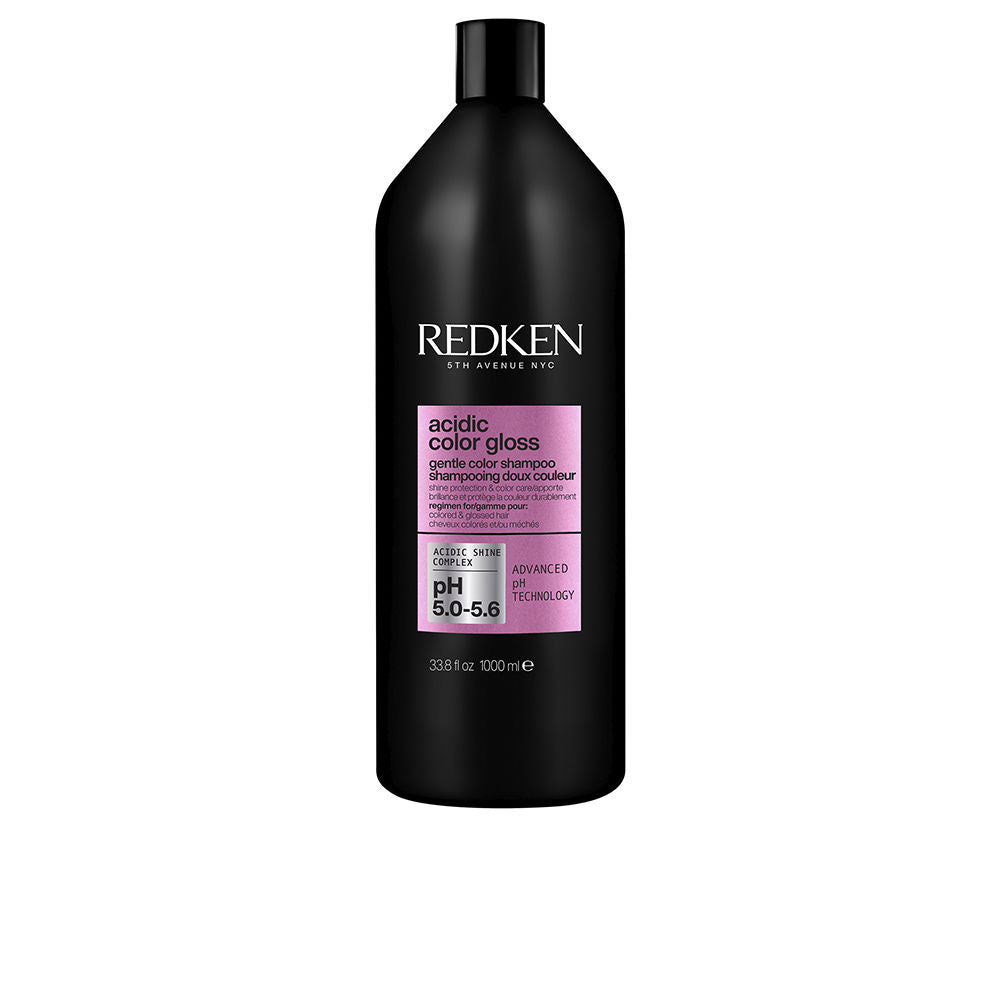1,000 ml sulphate-free Acidic Color Gloss shampoo bottle for colour-treated hair
