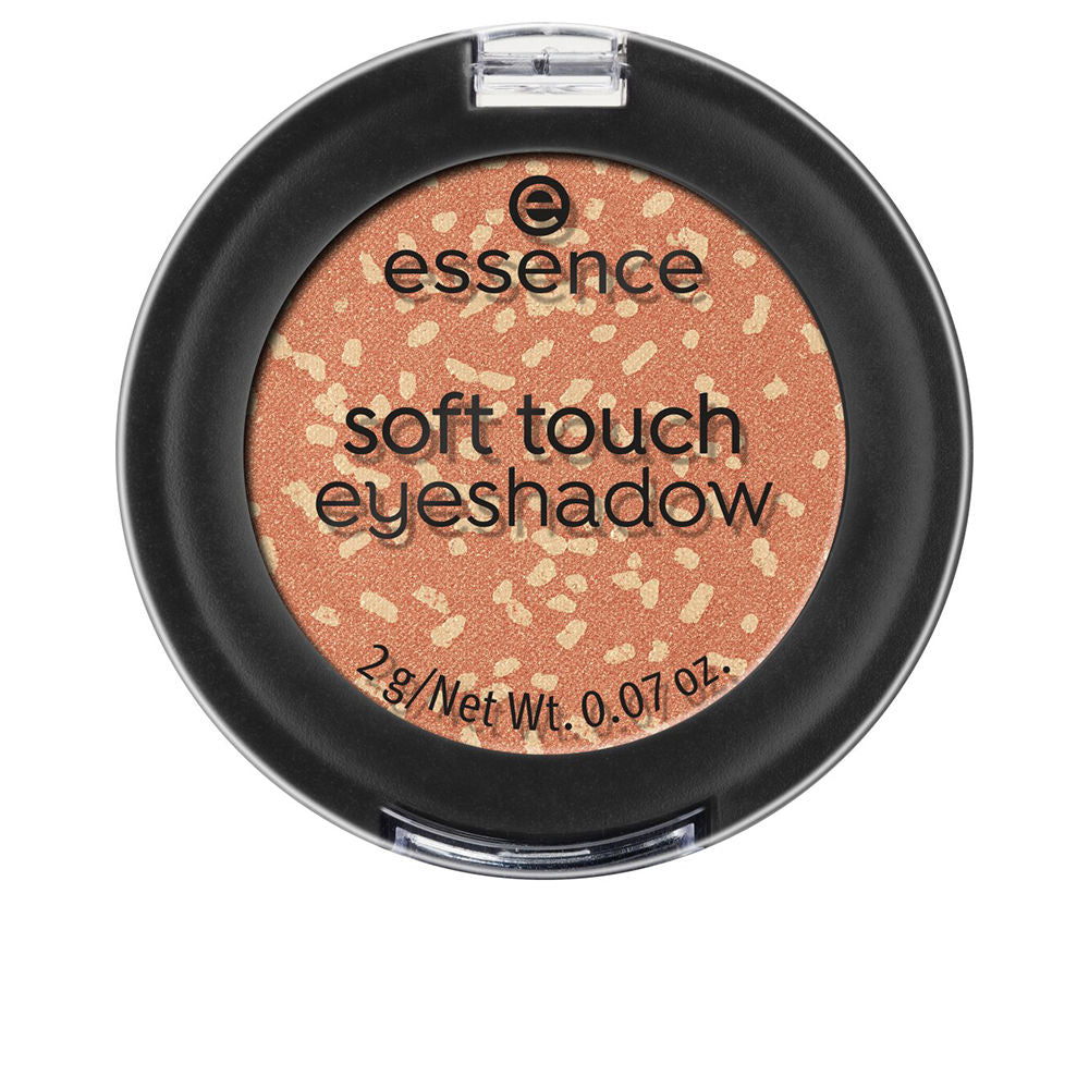 Single-pan apricot-brown pressed eyeshadow compact, 2 g, matte-satin finish