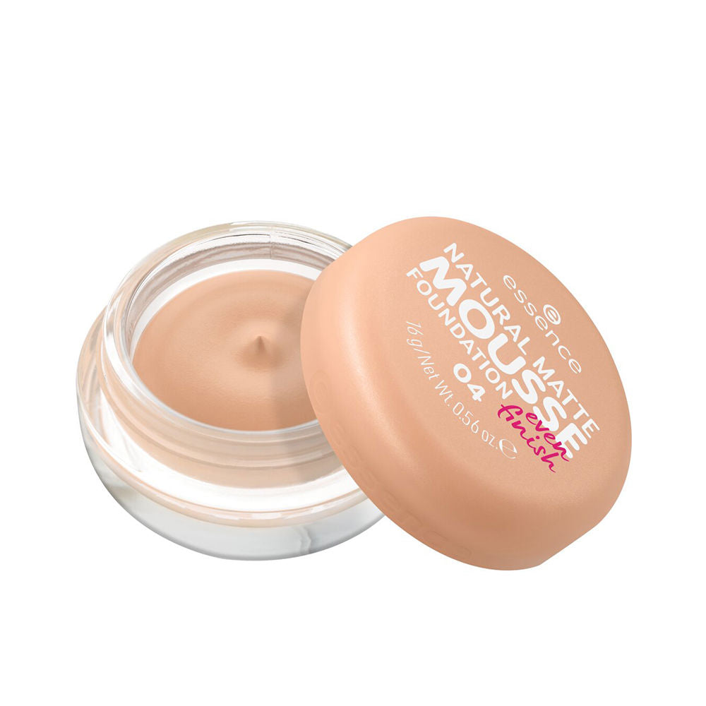 Compact 16 g mousse foundation in shade 04, natural matte finish, Unisex