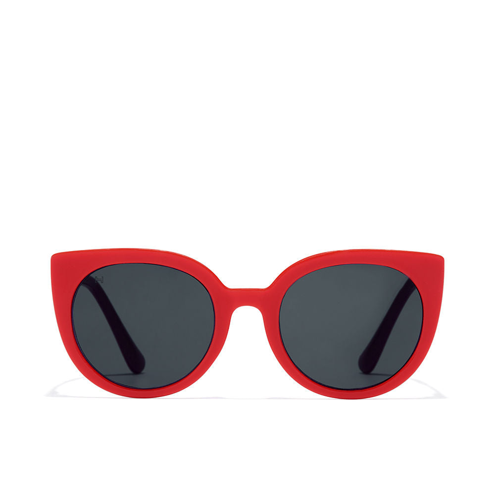 Red polycarbonate cat‑eye kids sunglasses, 44mm lenses, 125mm temples