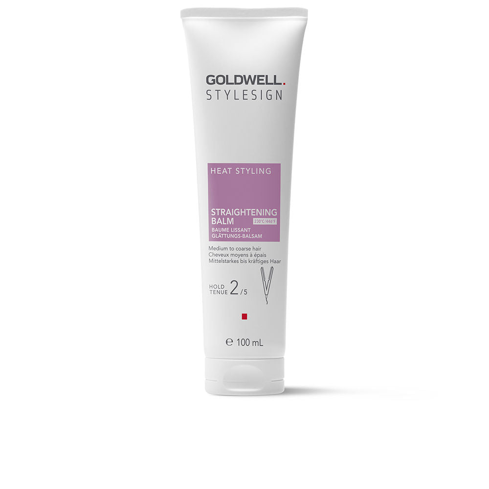 Tube of smoothing straightening balm, 100 ml, for Unisex heat styling