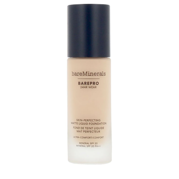 30 ml pump bottle of liquid 24HR matte mineral foundation in Fair 15 Neutral