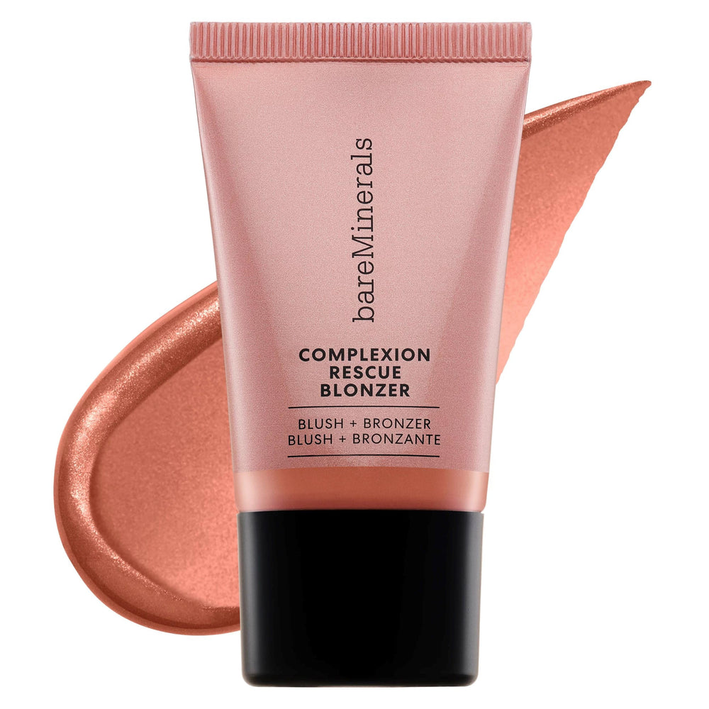 Small 15 ml jar of pink‑bronze gel‑cream blush‑bronzer, dewy finish