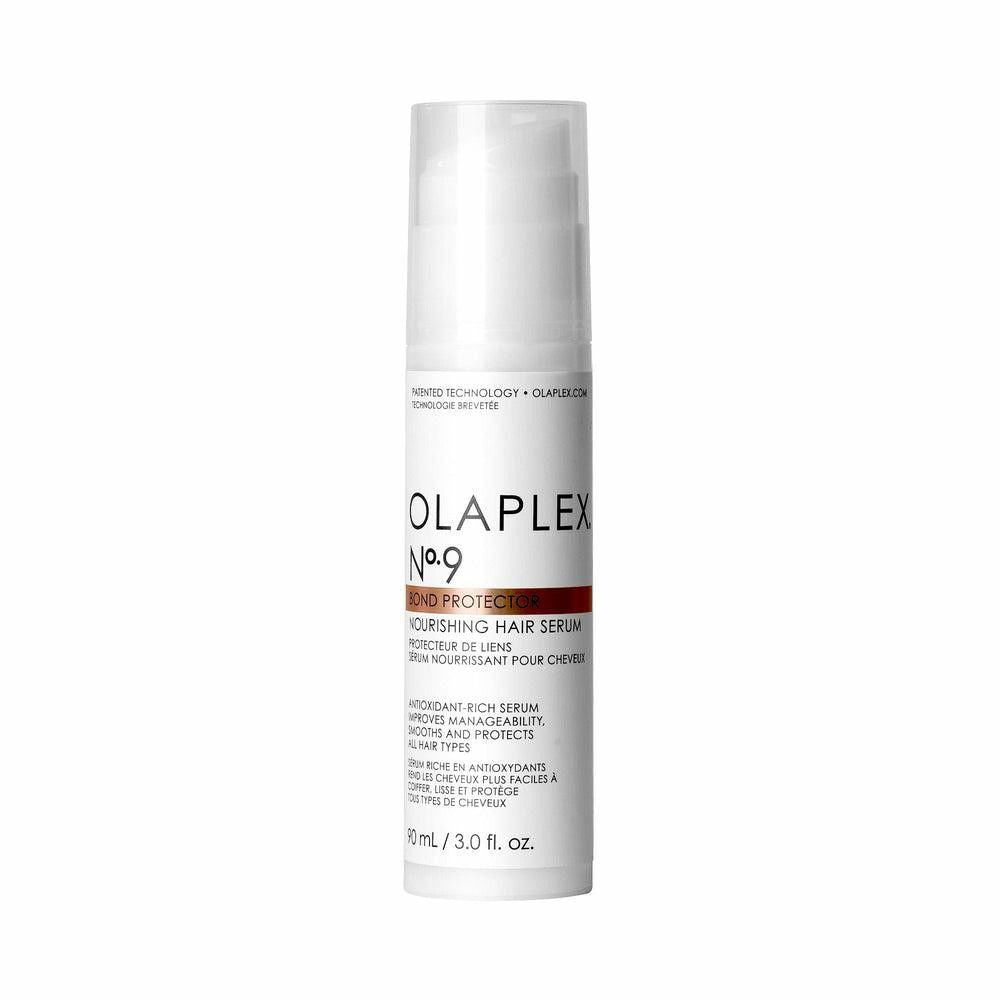 90 ml ultralight hair serum bottle with pump, red algae ingredient callout