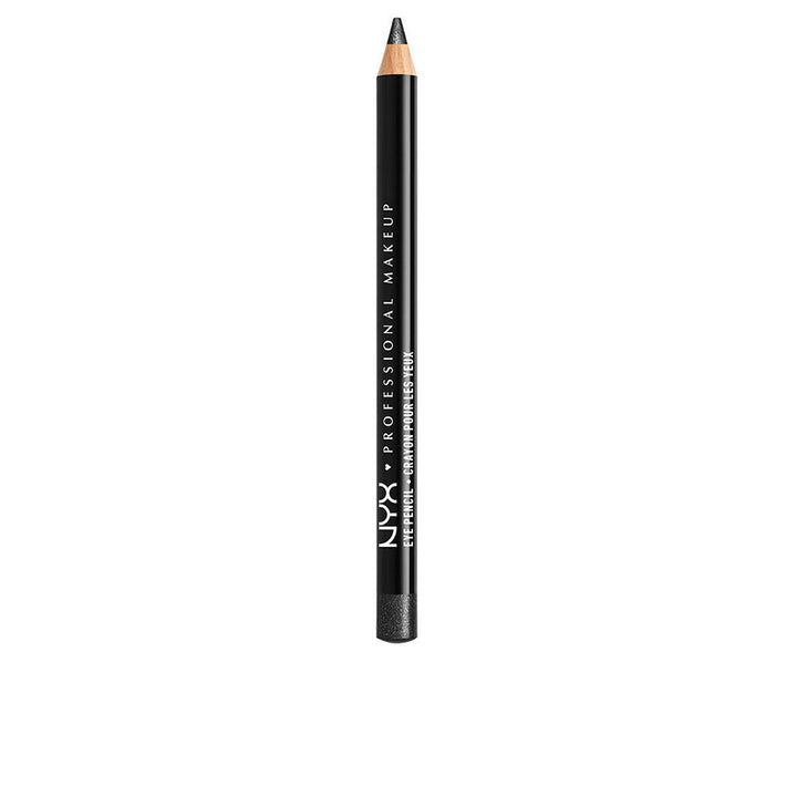 Slim retractable black shimmer eye pencil, 1.2 g, slim black pencil