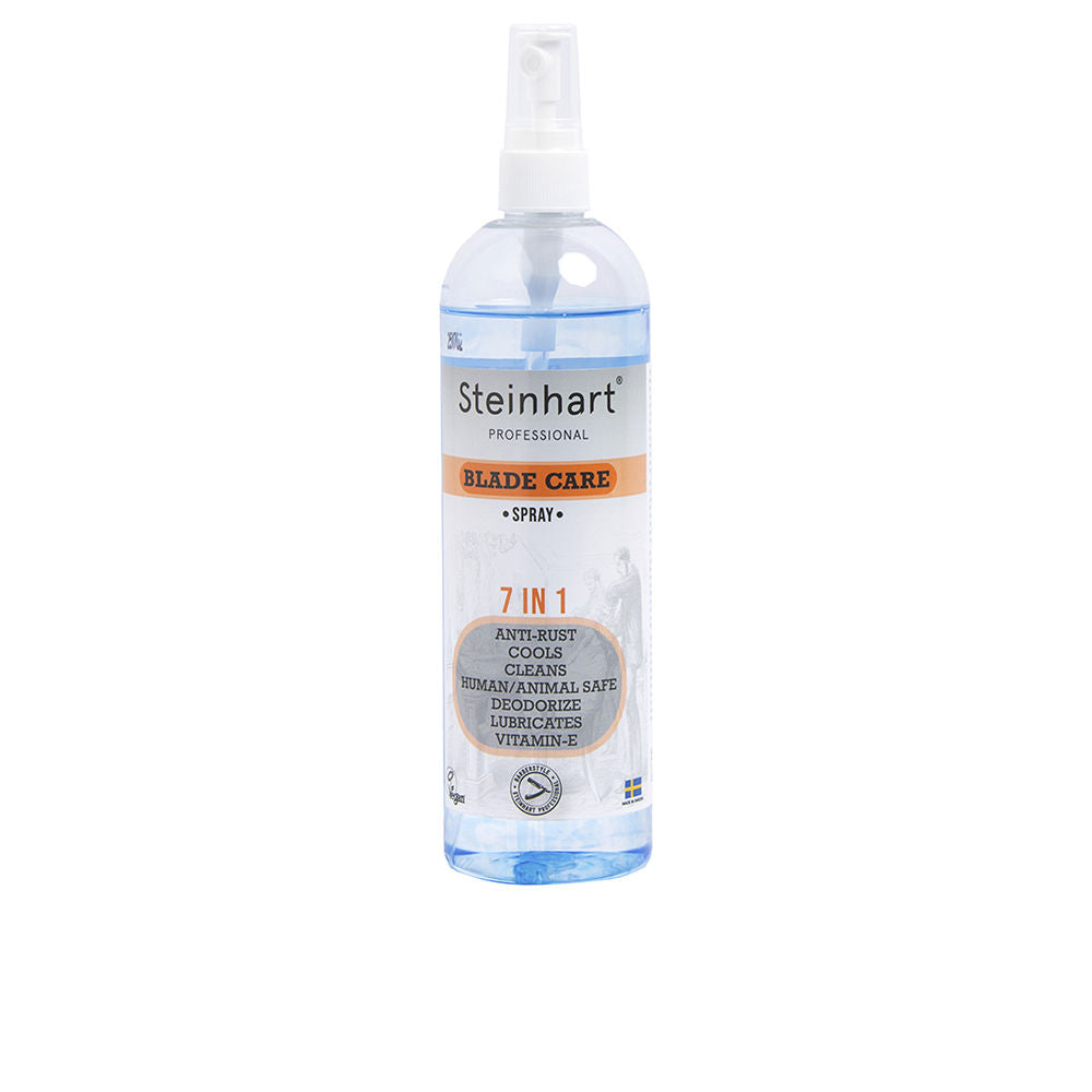 Spray bottle for blade conditioning; protects, lubricates and cools cutting blades