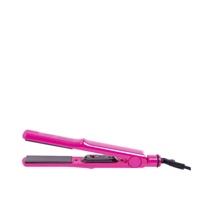 Fuchsia Unisex titanium nano-tourmaline hair straightener with swivel cord