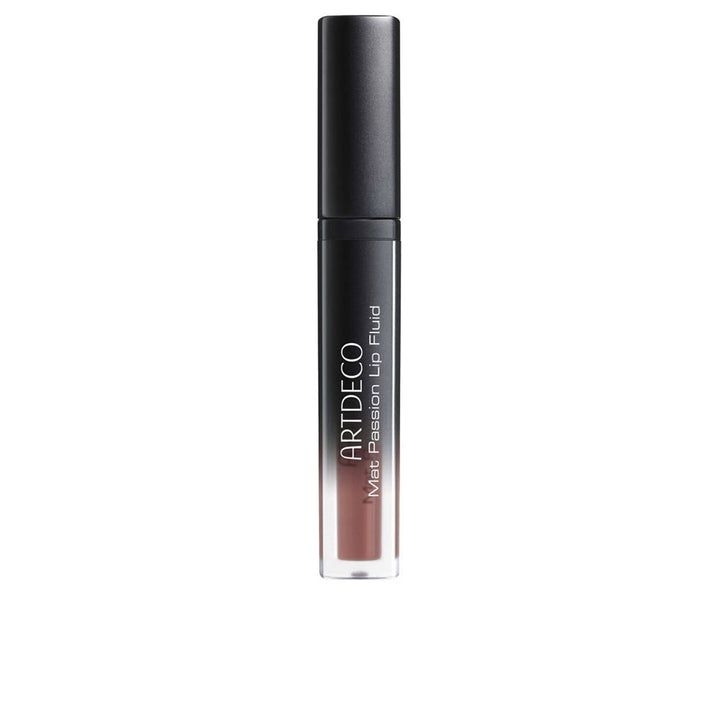 3 ml matte fluid lip colour in muted pink-beige with angled precision applicator