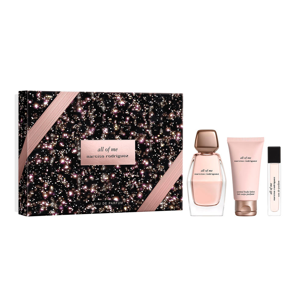 Perfume gift set featuring rose and geranium eau de parfum in refillable bottle