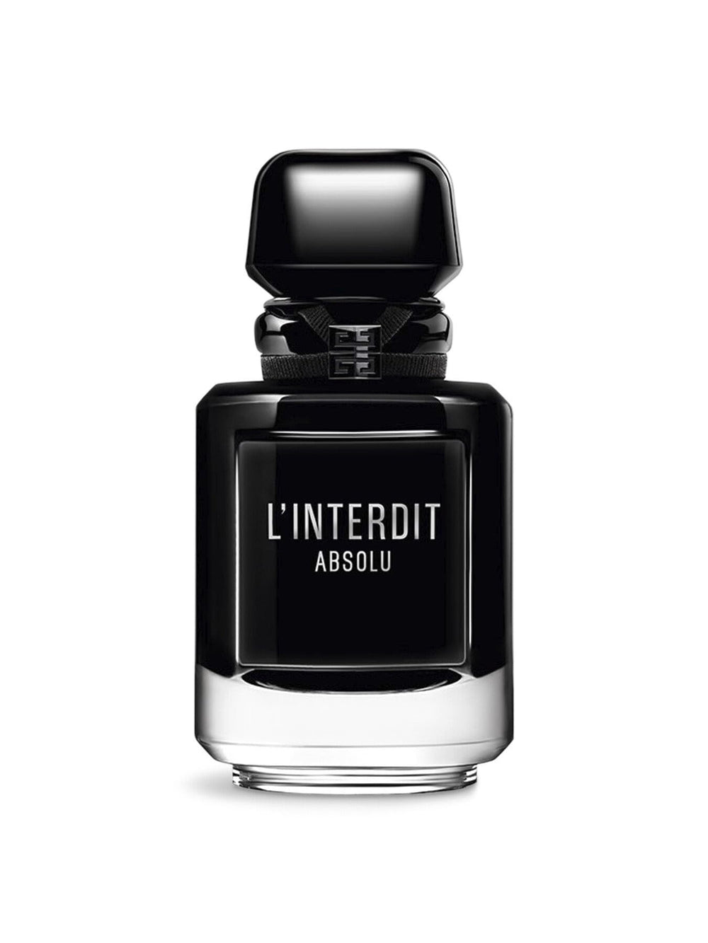 50 ml black lacquered flacon of unisex floral-woody eau de parfum