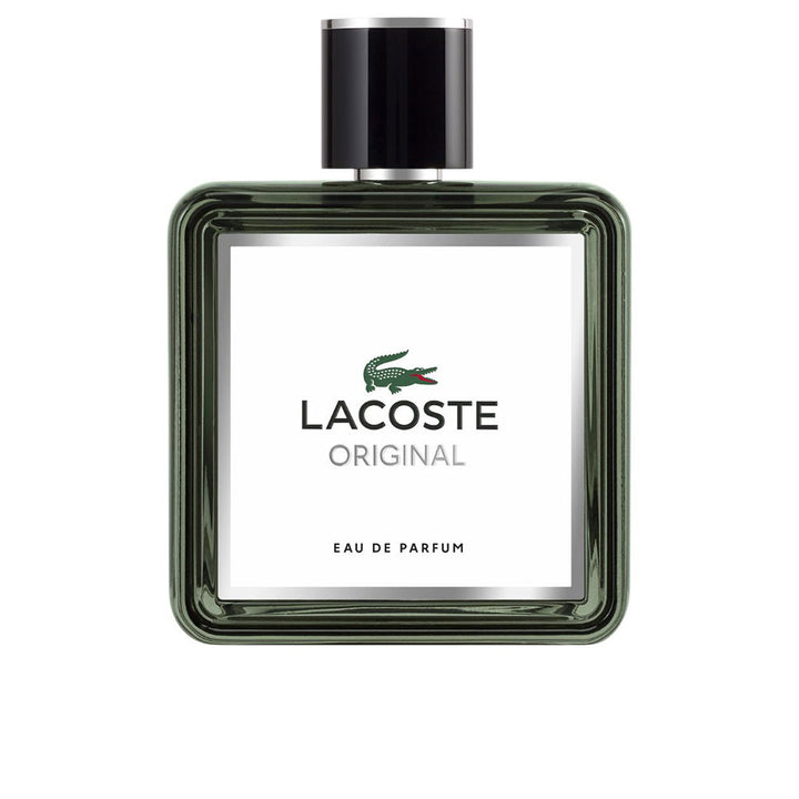 Minimalist green-and-white bottle of woody fougère eau de toilette, 100 ml