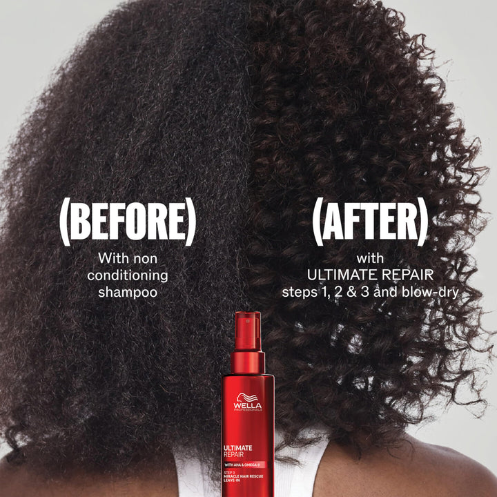 Creamy 1000 ml repair shampoo bottle for damaged, colour‑treated hair
