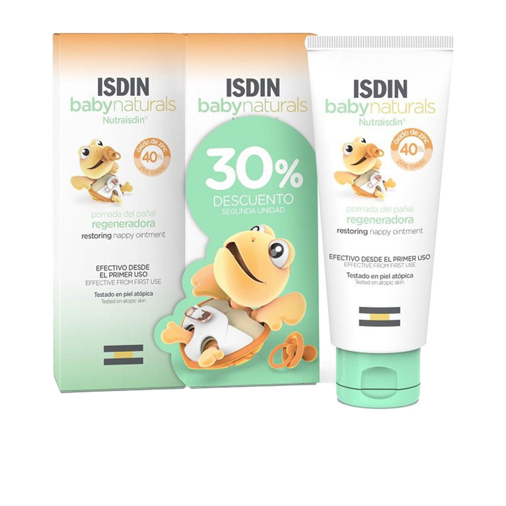 Tube of ISDIN diaper cream for soothing and protecting baby’s diaper area