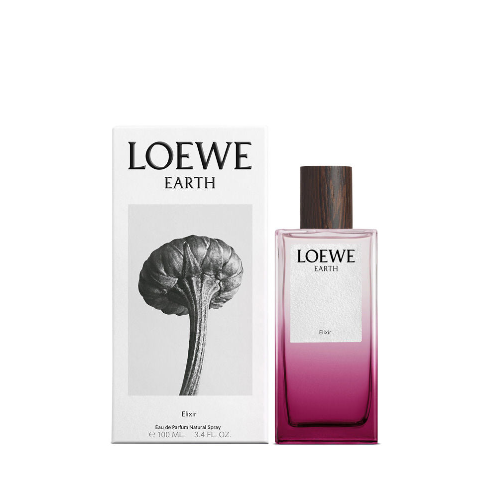 100 ml mauve-gradient glass perfume bottle with wengué wood cap, floral amber notes