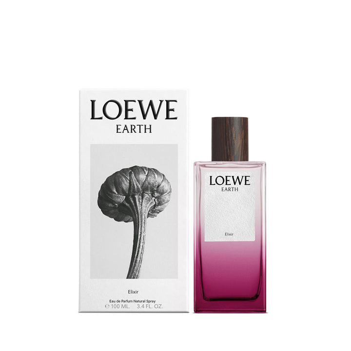 100 ml mauve-gradient glass perfume bottle with wengué wood cap, floral amber notes