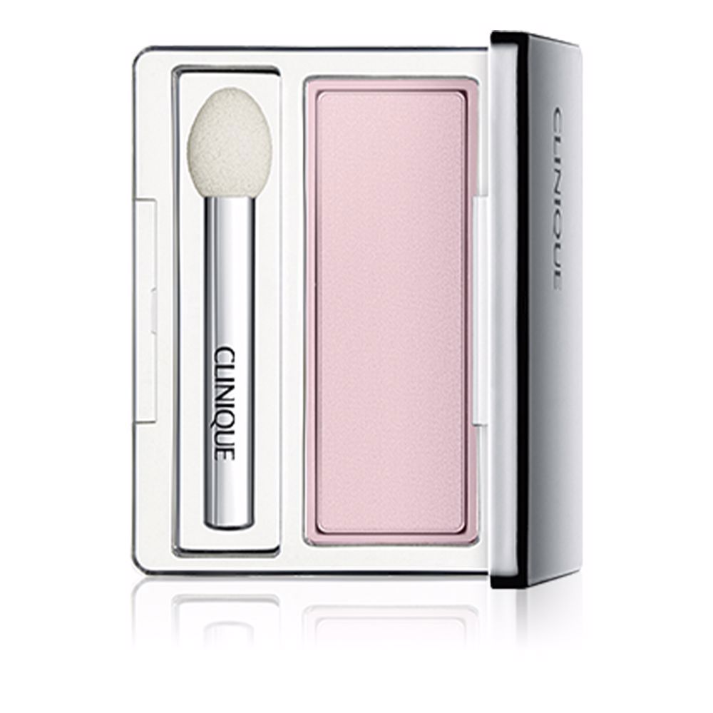 Clinique metallic compact eyeshadow in pink with applicator, blendable cream finish