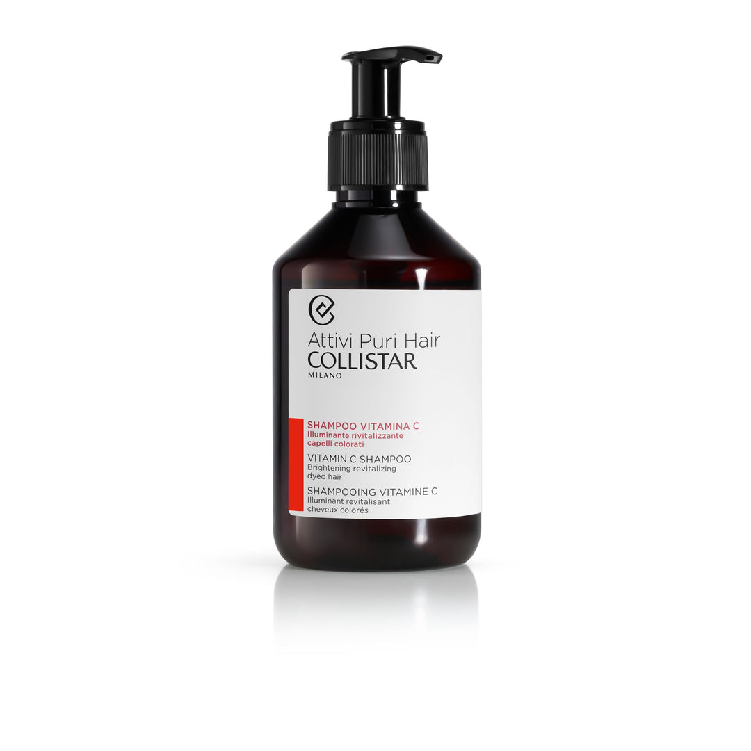 250 ml pump bottle of Vitamin C brightening shampoo for coloured hair, Unisex