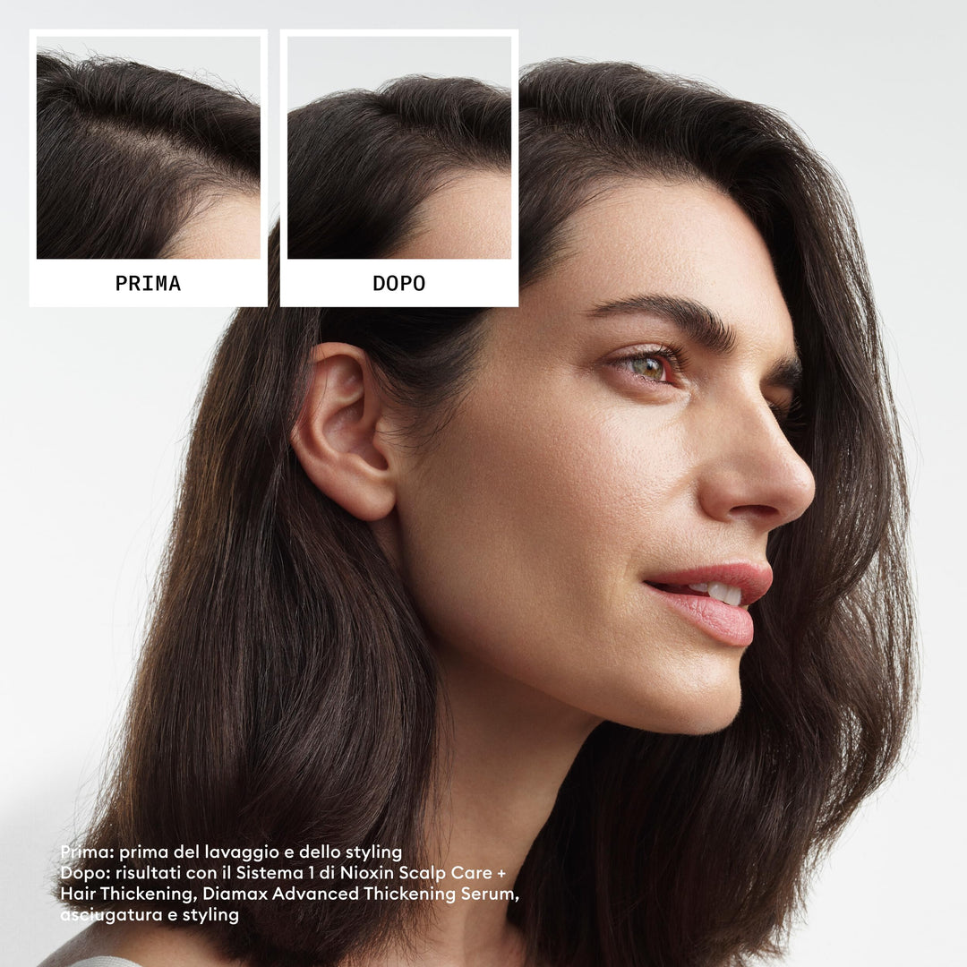 Three hair care bottles: clarifying shampoo, conditioner and leave-in treatment, Unisex kit