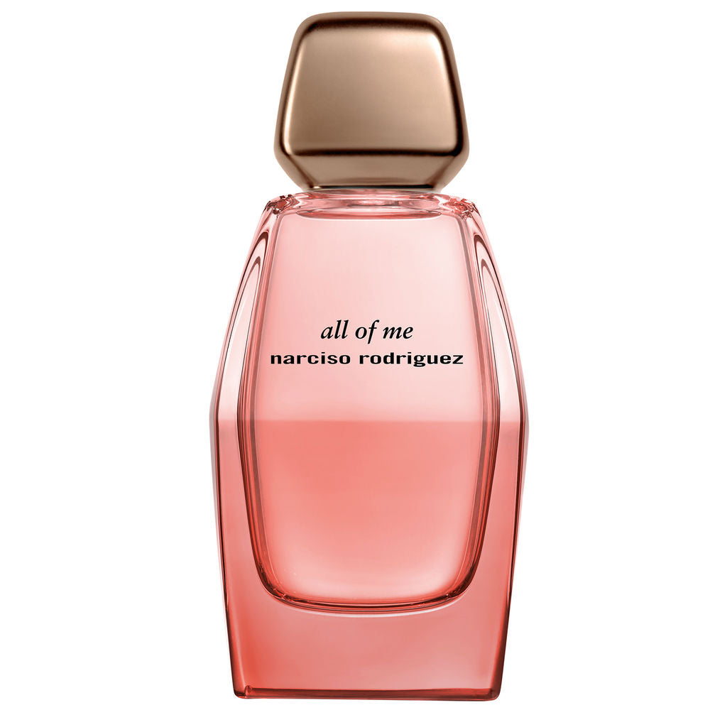 Prism‑cut deep rose perfume bottle, 90 ml, refillable, floral fragrance