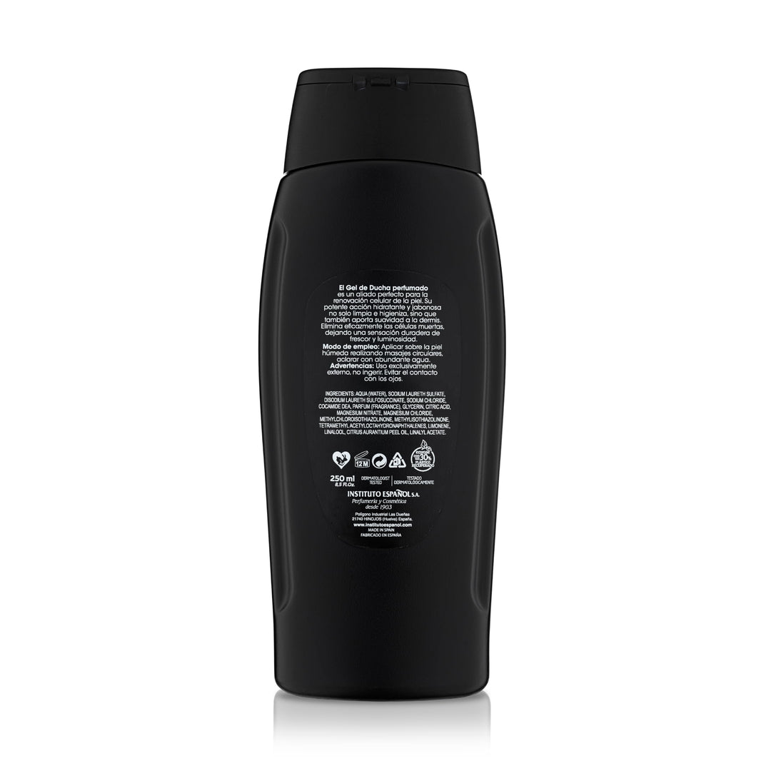 Glass bottle of woody-citrus eau de parfum with cedar and bergamot notes