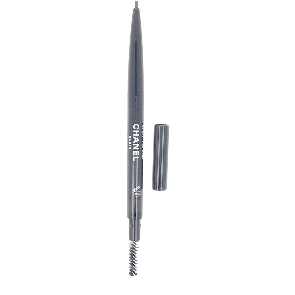 Retractable ultrafine brow pencil in deep brown with soft blending brush, 0.65 g, Unisex