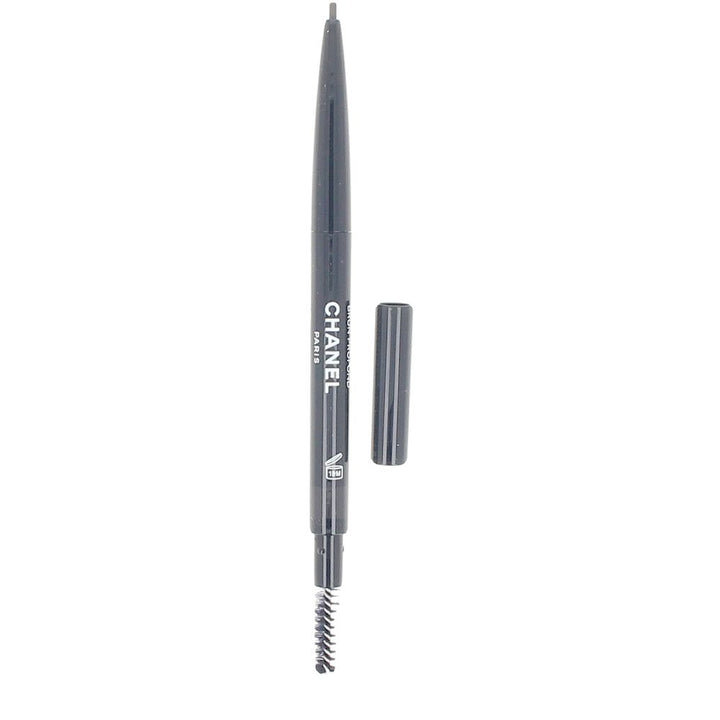 Retractable ultrafine brow pencil in deep brown with soft blending brush, 0.65 g, Unisex
