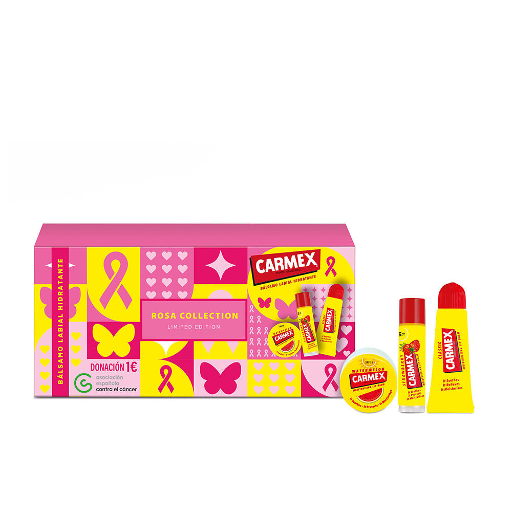 Small tube of Carmex lip balm for soothing and protecting dry lips