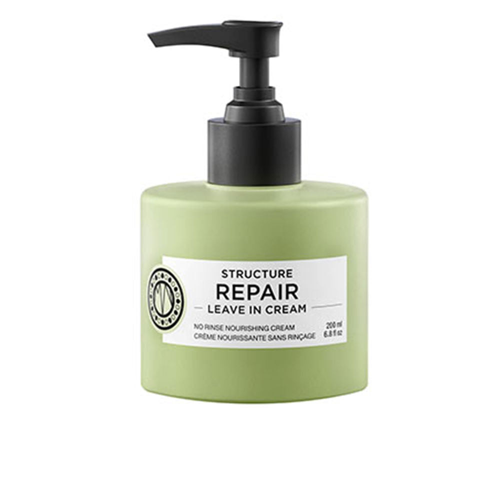 200 ml pump bottle of leave-in repair cream for unisex use, algae extract and colour protection