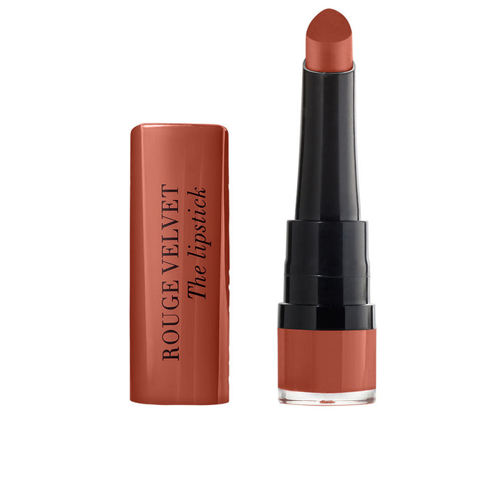 Velvet matte brown lipstick in teardrop bullet, 2.4 g, Unisex shade