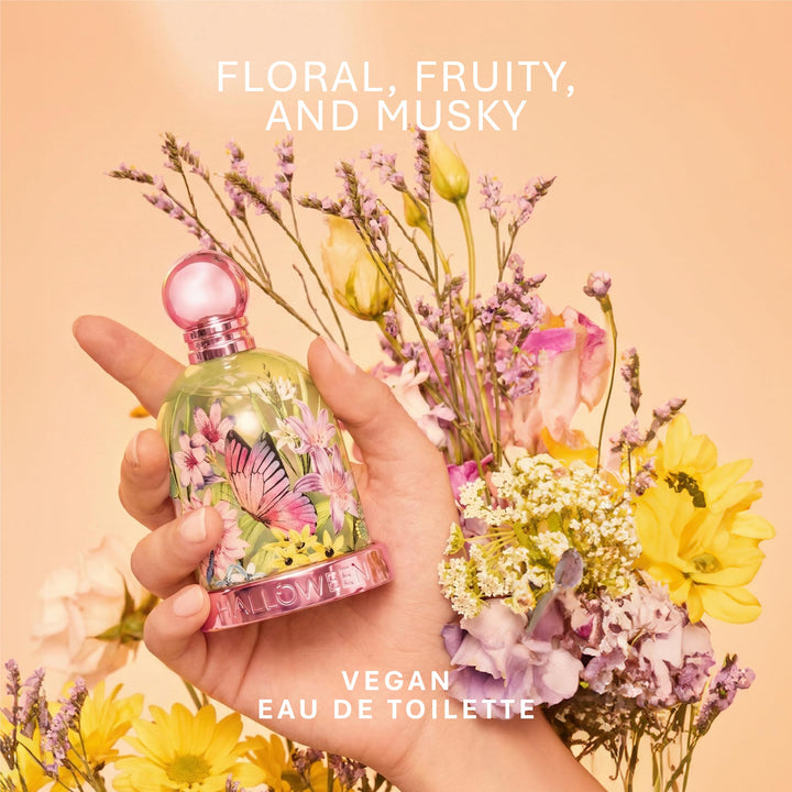100 ml floral-fruity eau de parfum bottle; citrus, jasmine and musk accords
