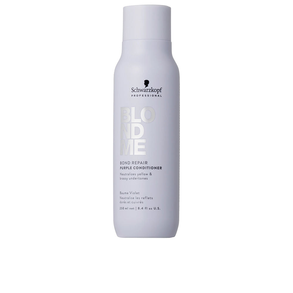 250 ml purple conditioner tube, almond and cornflower, cool-tone bond repair