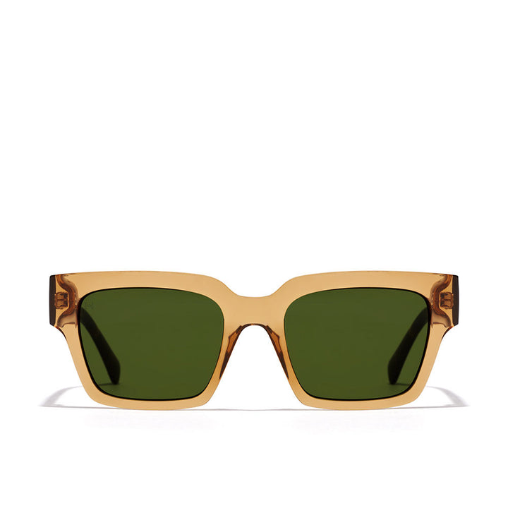 Matte mustard-juniper square TR-90 sunglasses, Unisex, 49 mm lenses