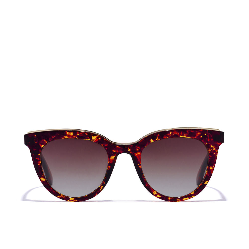 Hawkers tortoiseshell plastic cat-eye sunglasses with gradient lenses and thick patterned frame