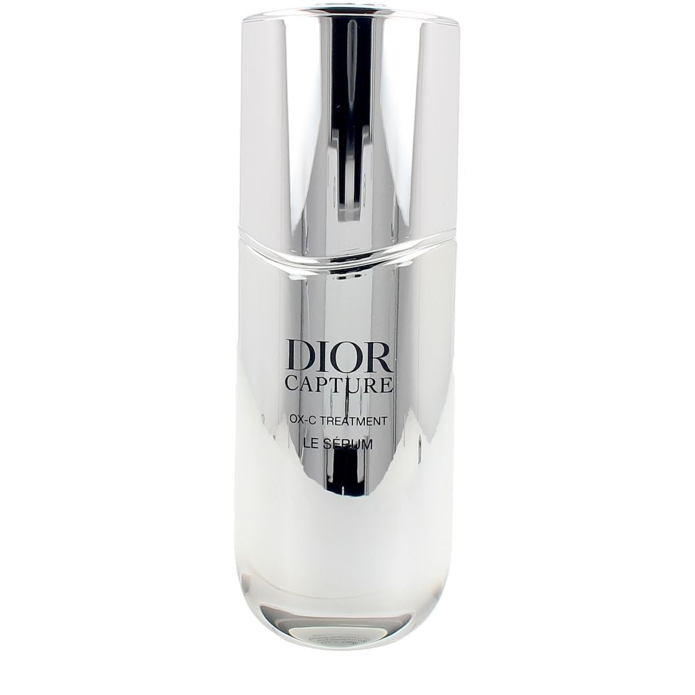 50 ml pump serum bottle; pale translucent liquid; Unisex anti-ageing formula