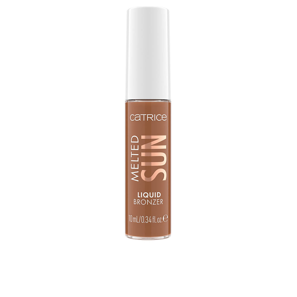 10 ml tube of creamy liquid bronzer in deep chocolate-brown shade