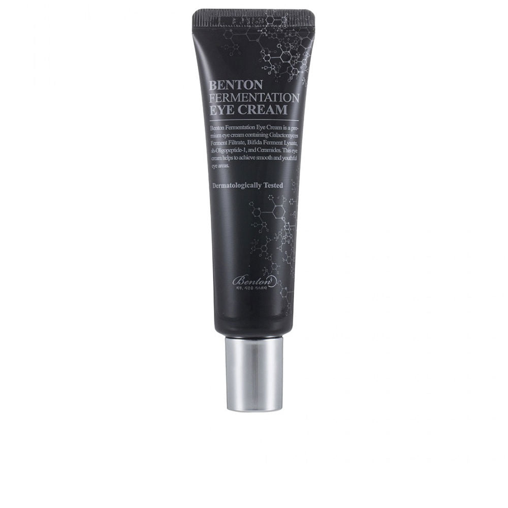 10 ml pump jar of fermentation eye cream with peptide and ceramide-rich formula