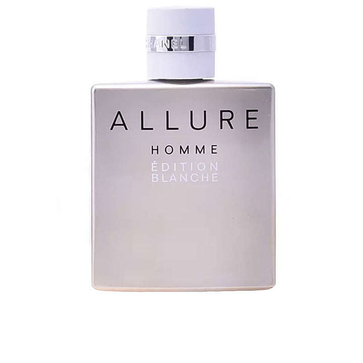 Chanel Allure Homme Edition Blanche bottle in white and bronze, elegant men&