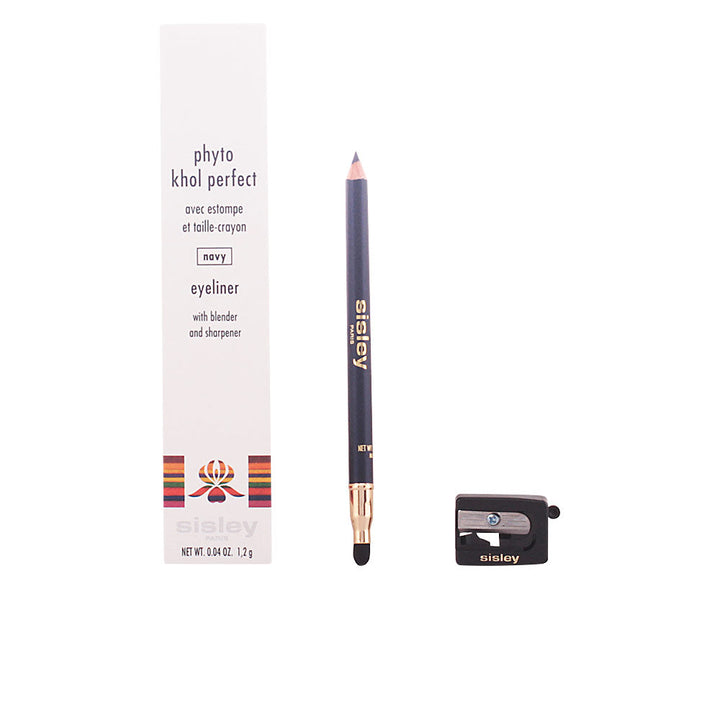 Slim black kohl eyeliner pencil, creamy metallic finish, 1.2 g, Unisex