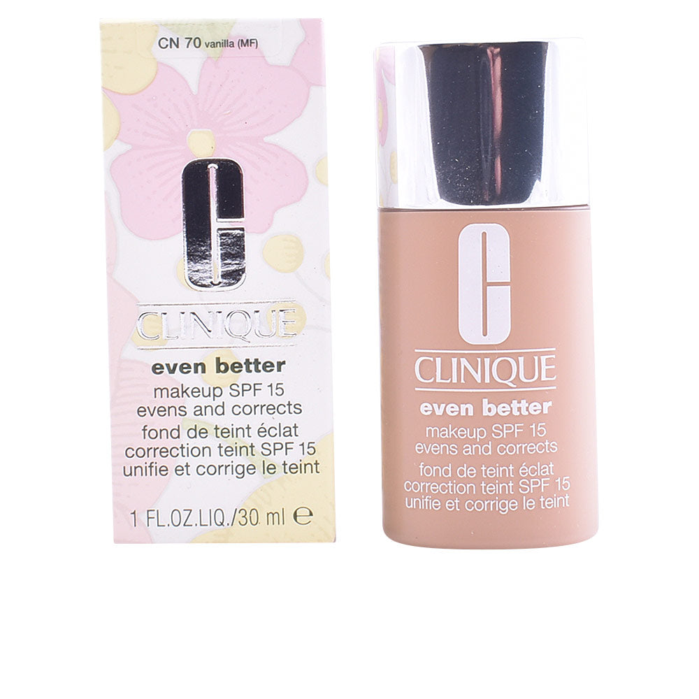 30 ml bottle of light beige fluid foundation, pump dispenser, CN28 ivory shade