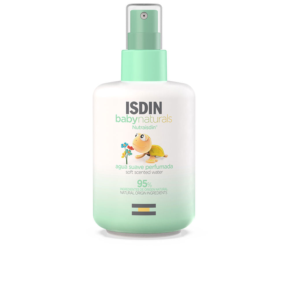Isdin Baby Naturals bottle; gentle hydrating water for newborn and infant skin