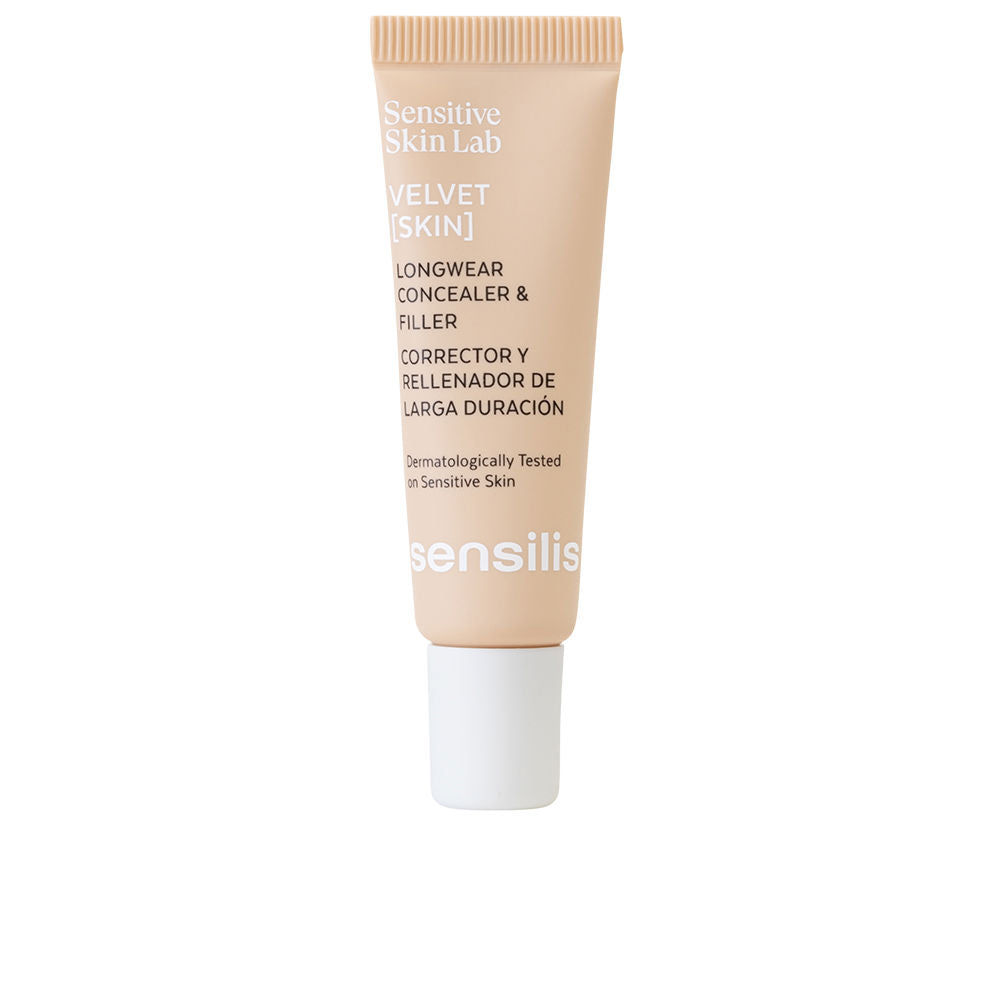 7 ml beige concealer tube; hyaluronic micro-spheres, smooth natural finish